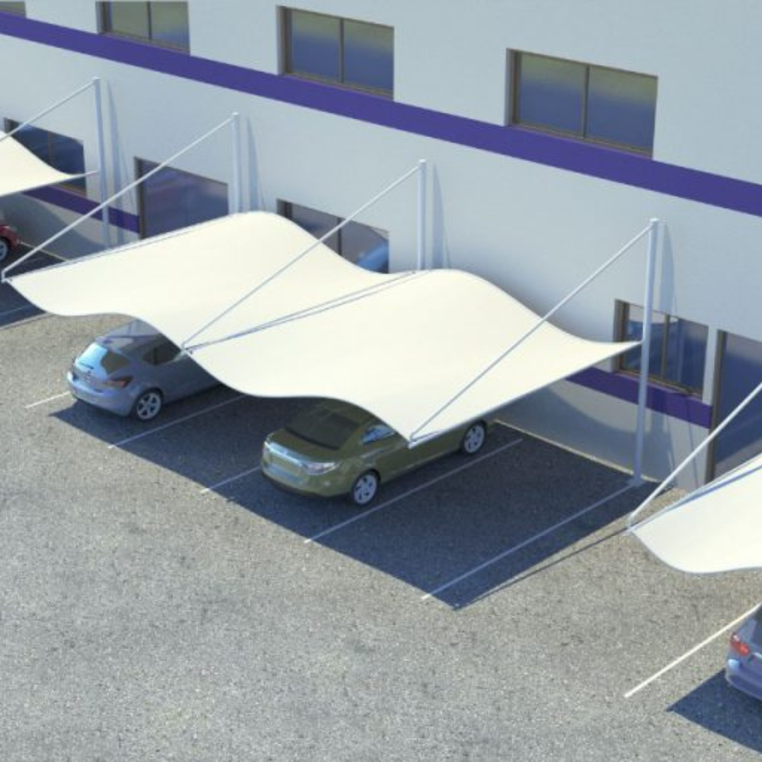 Wave Parking Shades in Dubai